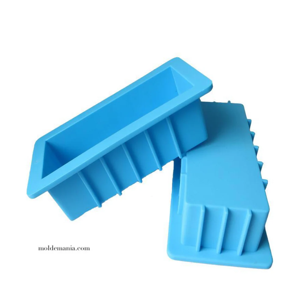 Molde de Silicón Jabón Artesanal en Barra Rectangular