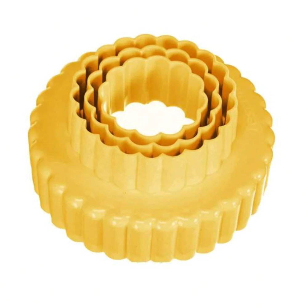 Set Moldes Cortadores de Galletas 6 Flores Dobles - Imagen 2