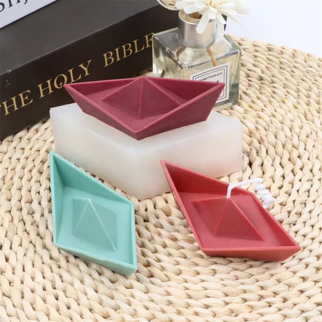 Molde Barco de papel 3D para Vela - Imagen 2