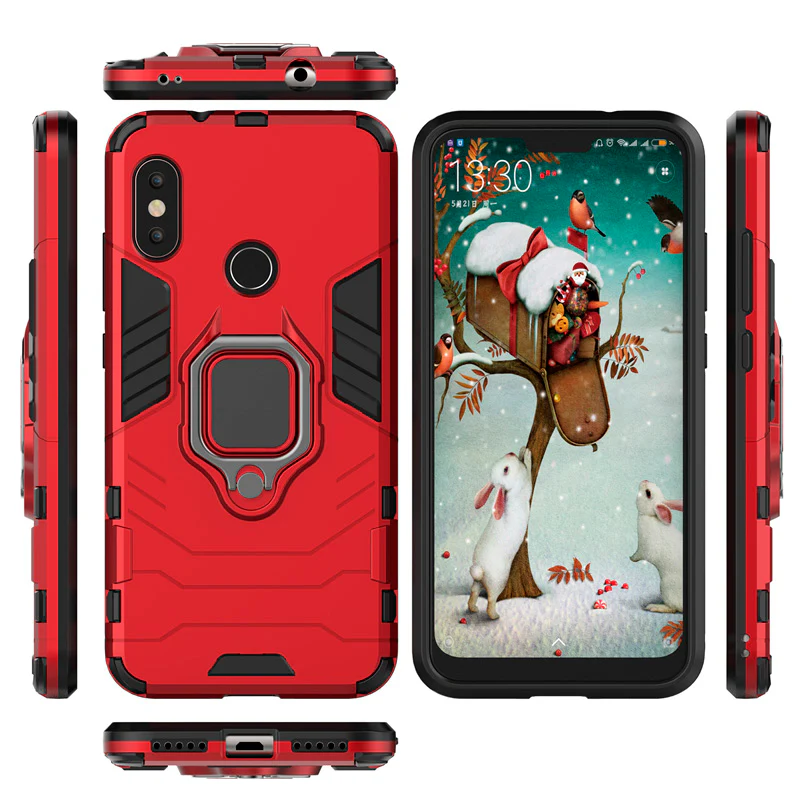 Funda con Anillo para Xiaomi Mi A2 Lite - Imagen 3