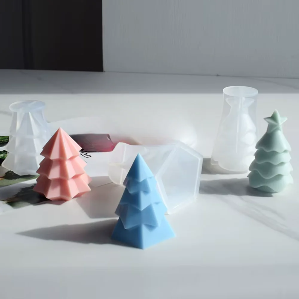 Set 3 Moldes Pinos Geométricos - Imagen 2