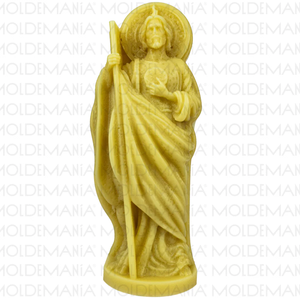 Molde de San Judas Tadeo 3D Molde de Silicón para Vela - Imagen 2
