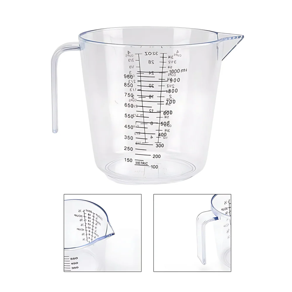 Taza Medidora 1Lt Plástica. - Imagen 3