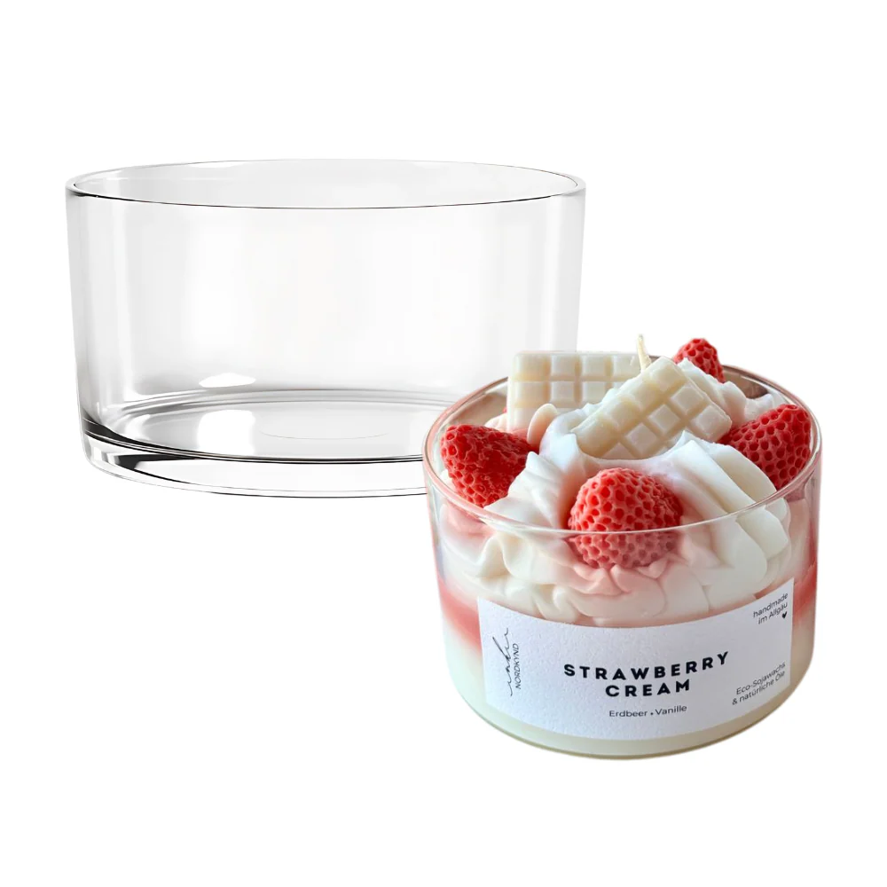 Frasco Redondo para Vela 8x15 cm - Imagen 2