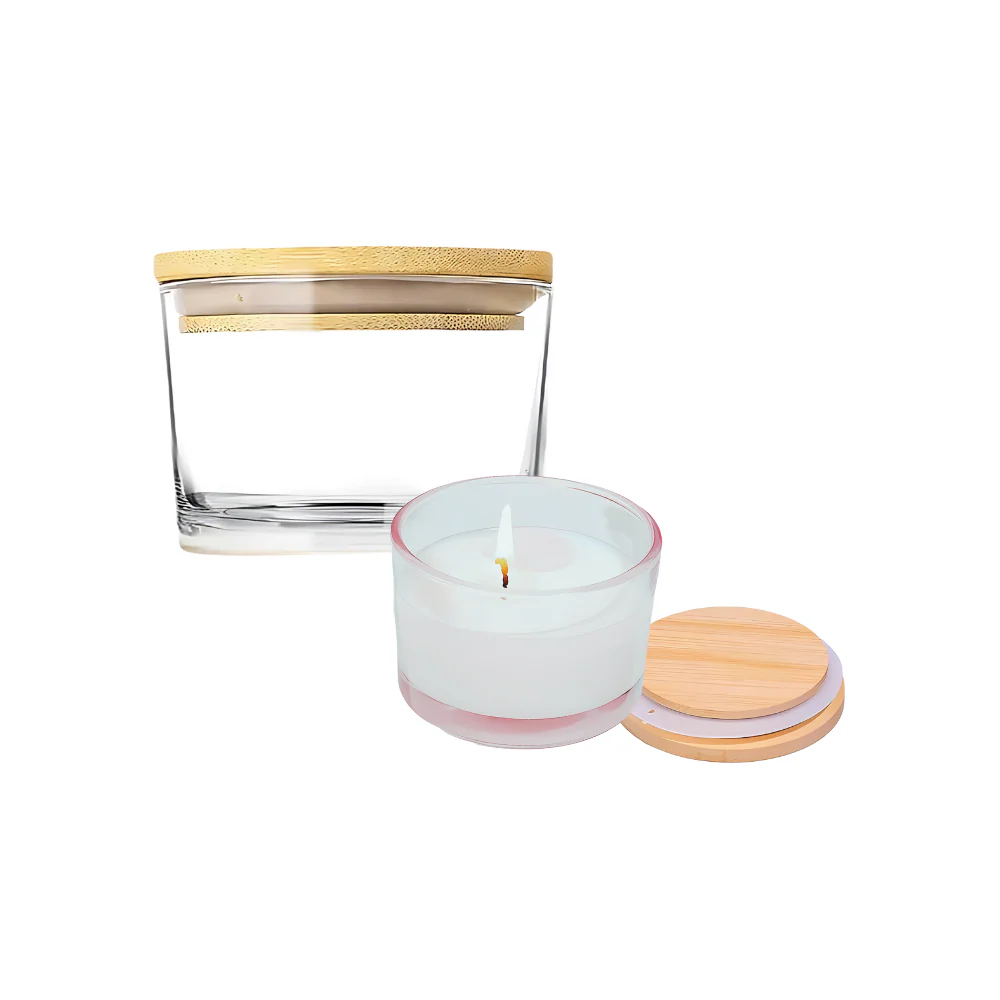 Frascos de Vidrio con Tapa de Madera para Manualidades - Imagen 4