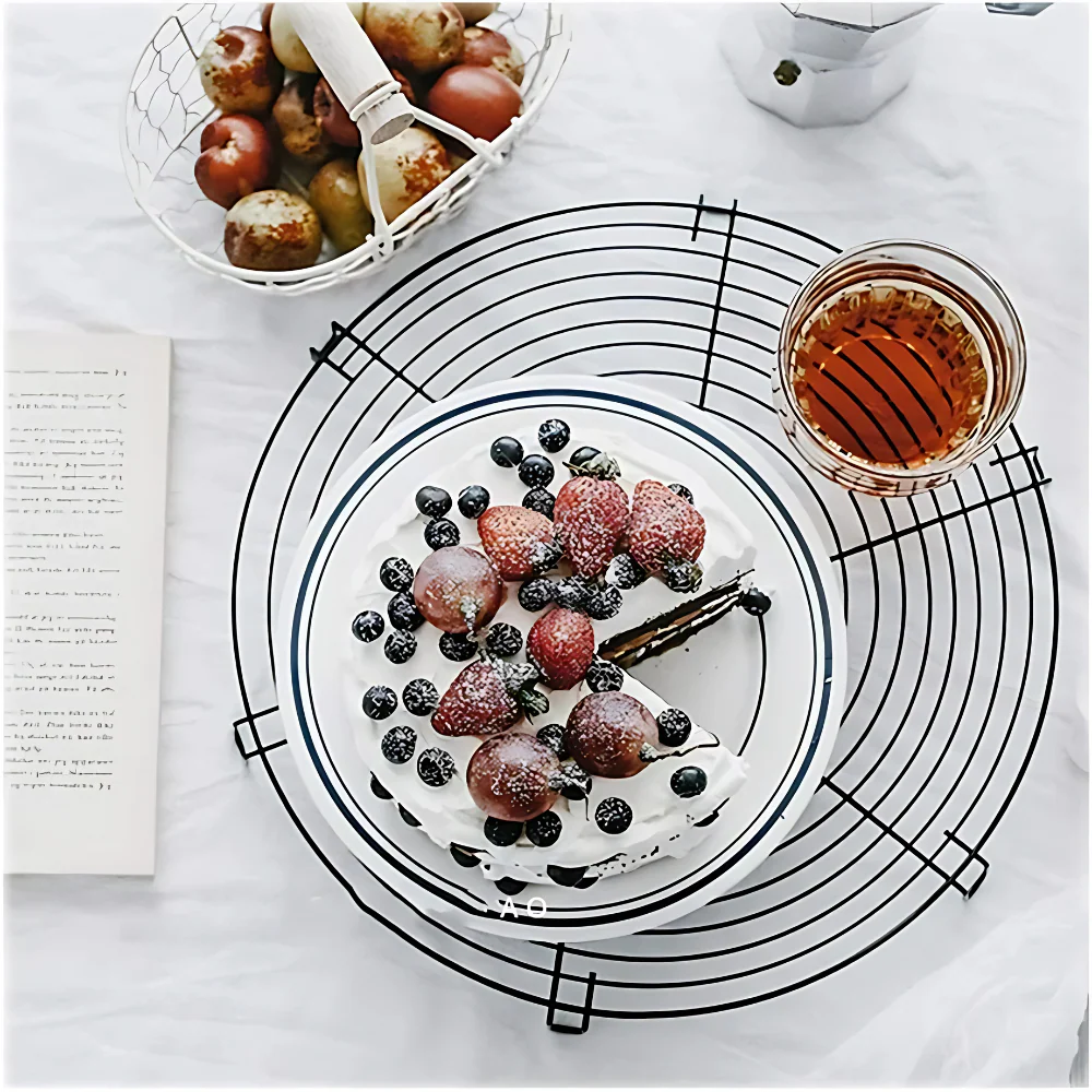 Rejilla Redonda Soporte Para Horno - Imagen 2