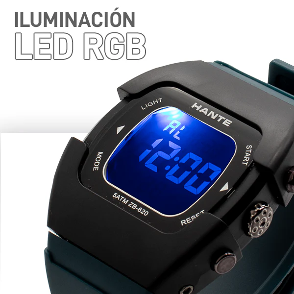 Reloj Digital Caballero ZB-620 (ABA) J06499 - Imagen 3