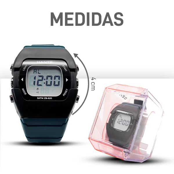 Reloj Digital Caballero ZB-620 (ABA) J06499 - Imagen 2