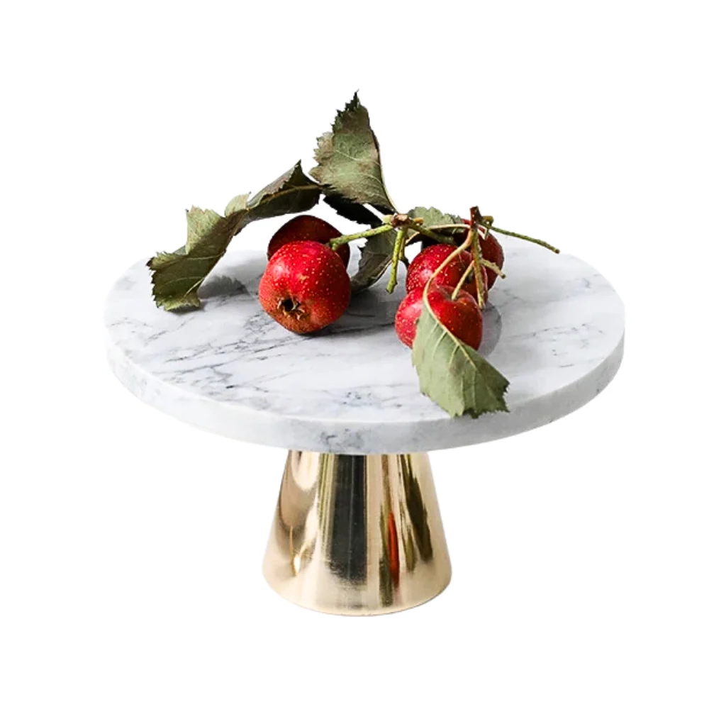 Base Marmol Redonda Pastel