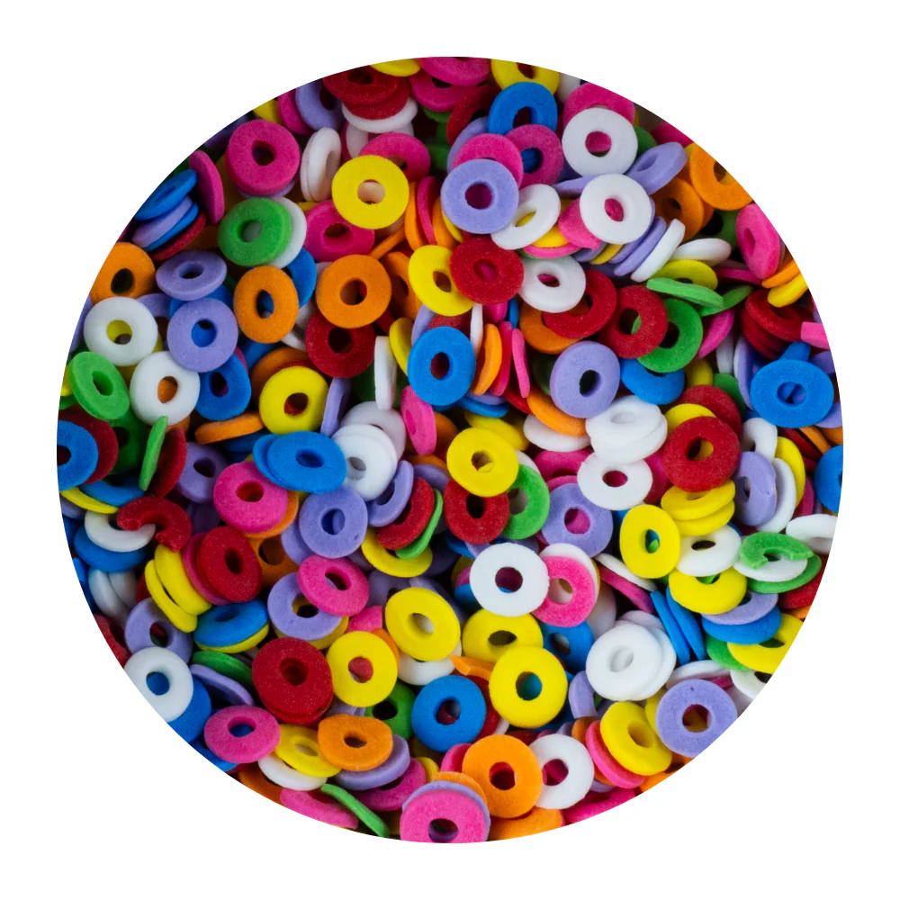 Confeti Comestible Donitas Redondas