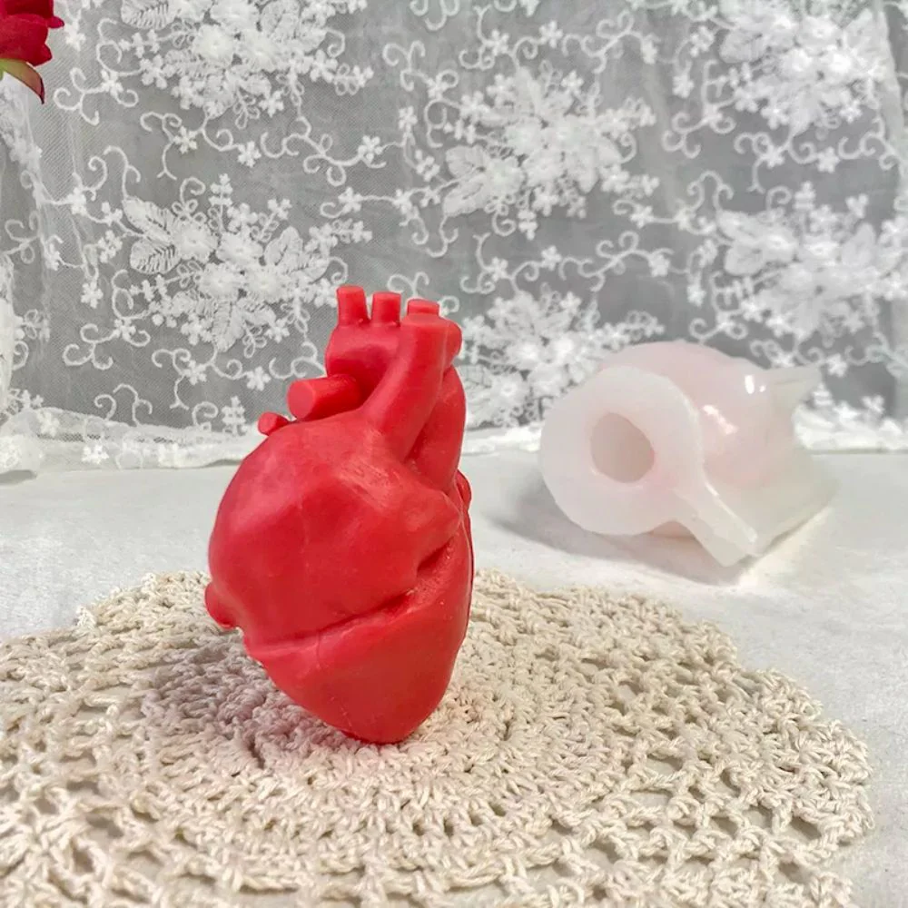 Molde Corazón Humano 3D Molde de Silicón - Imagen 3