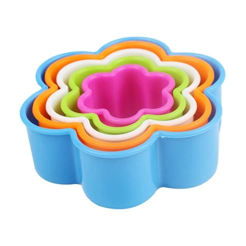 Set Cortadores de Galletas 5 Flores en Caja