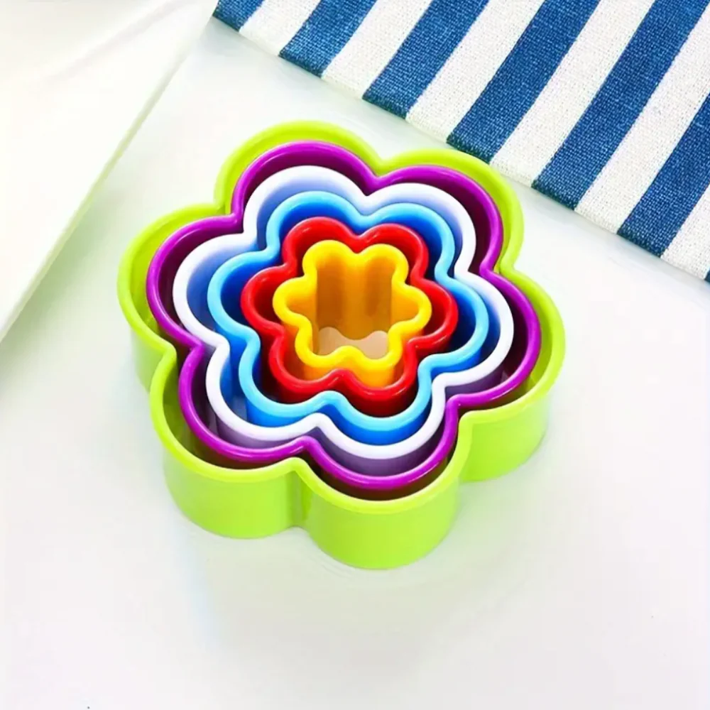 Set Cortadores de Galletas 5 Flores en Caja - Imagen 2