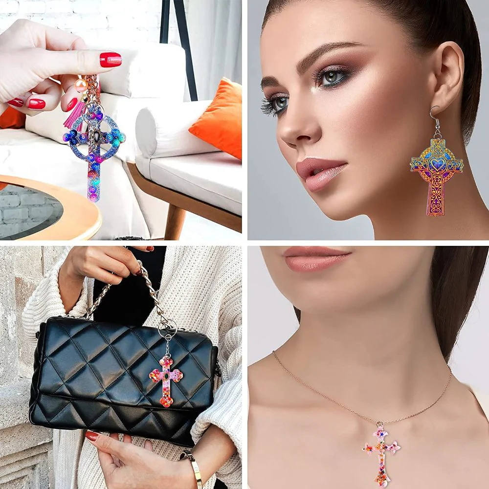 Molde de Silicón 12 Cruces para Resina - Imagen 4