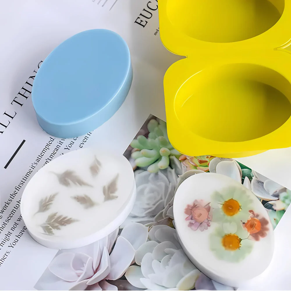 Molde de Silicón para Jabones Ovalados - Imagen 2