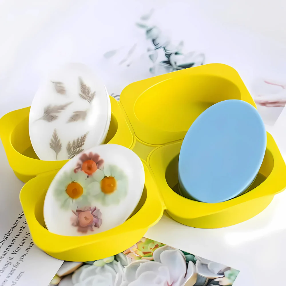 Molde de Silicón para Jabones Ovalados - Imagen 3