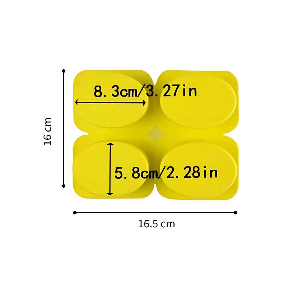 Molde de Silicón para Jabones Ovalados - Imagen 4