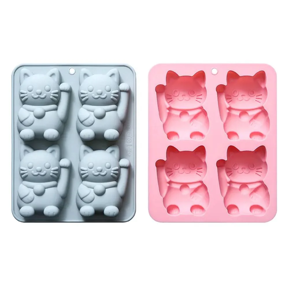 Molde 4 Gatitos Michis de la Suerte - Imagen 4