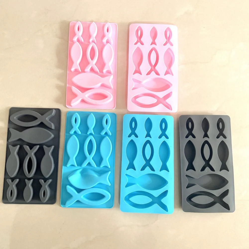 Molde de pez Ichthus Religioso de silicon - Imagen 4