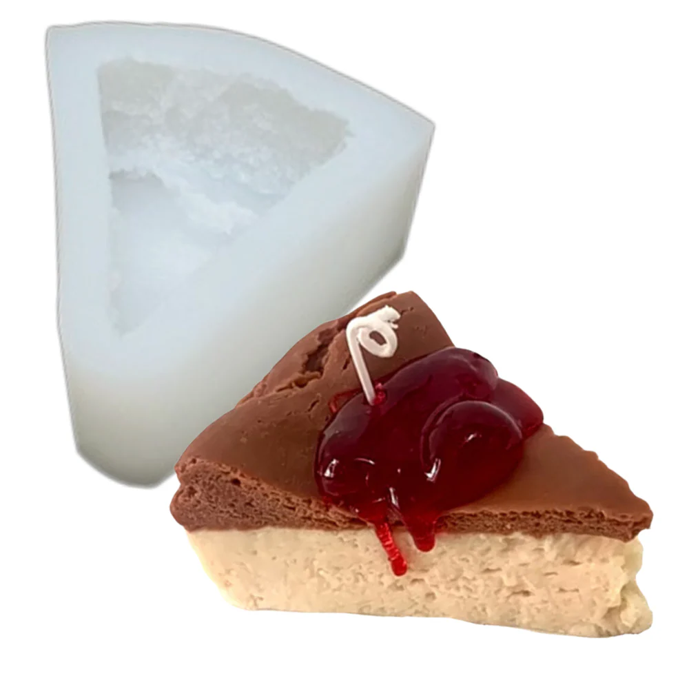 Molde Cheesecake 3D para Vela molde de Silicón