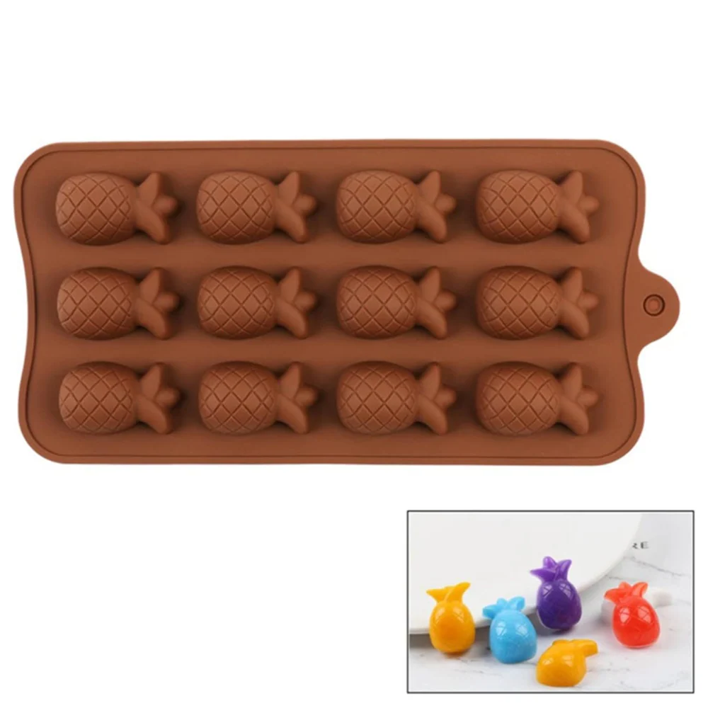 Molde de 12 Piñas para Chocolate Molde de Silicón - Imagen 3