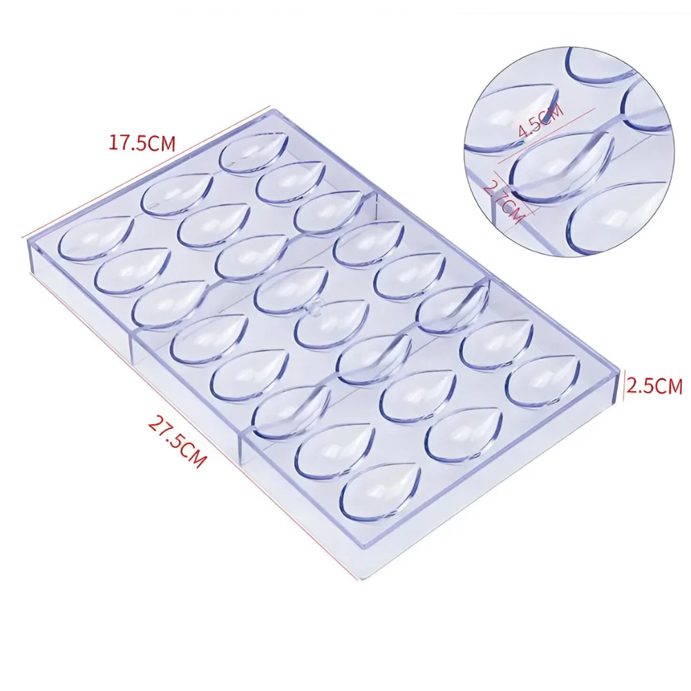 Molde para Chocolate de Gota de Agua Molde de Policarbonato - Imagen 5
