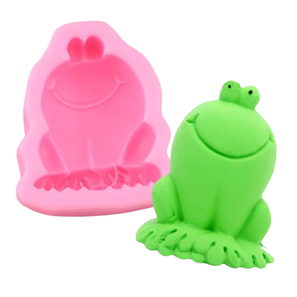 Molde de Rana Feliz 2D para Manualidades Molde de Silicón