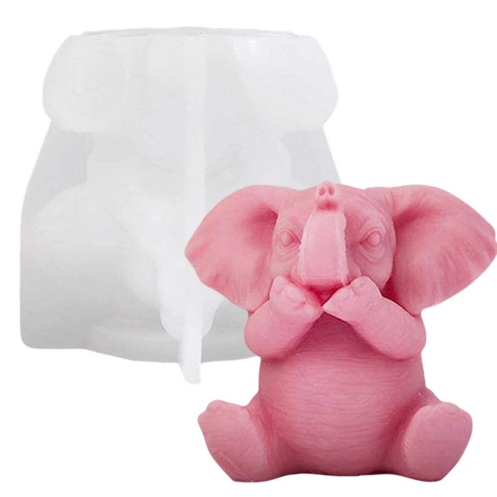 Molde Elefante Vela No Hablo 3D