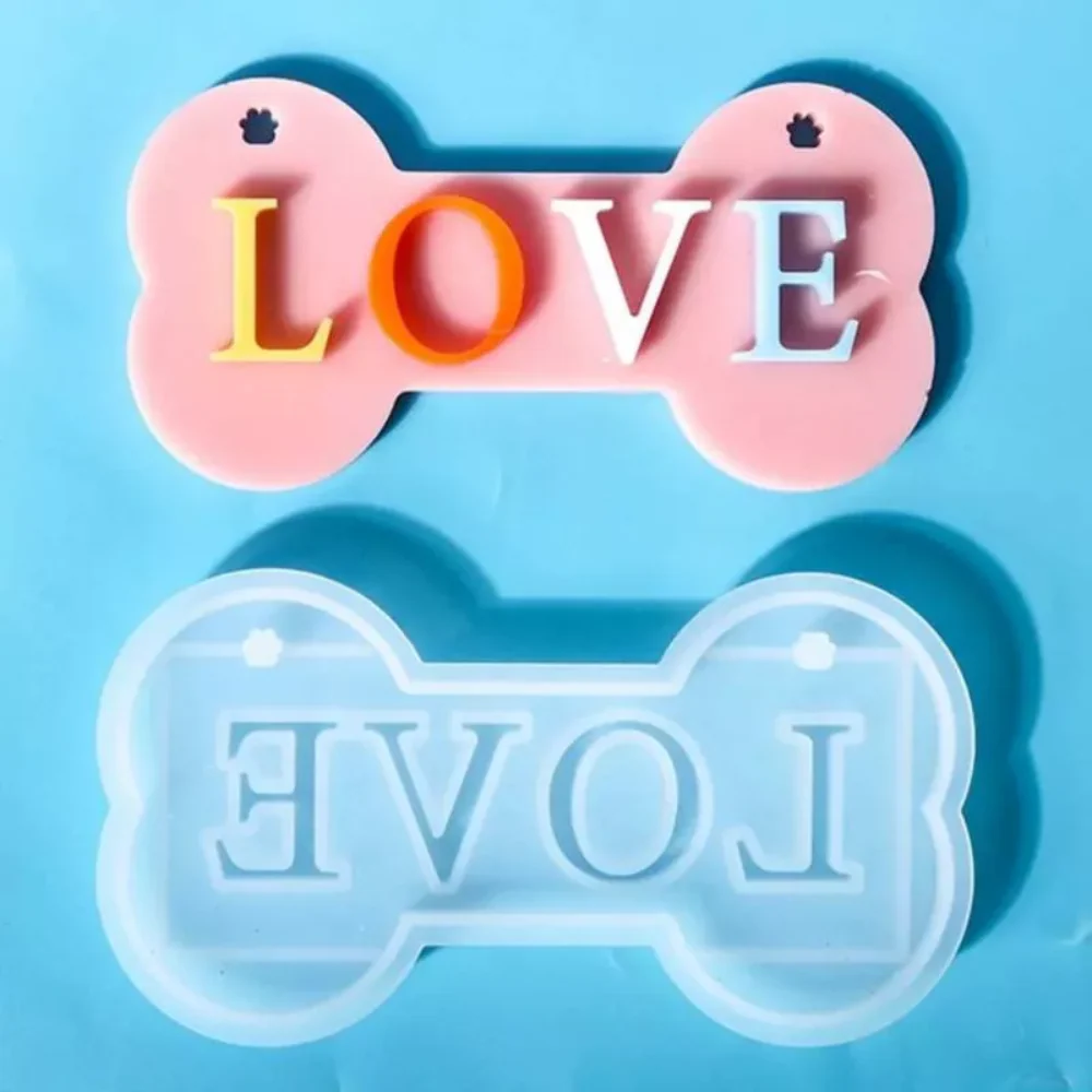 Molde para Resina Mascota Love - Imagen 2