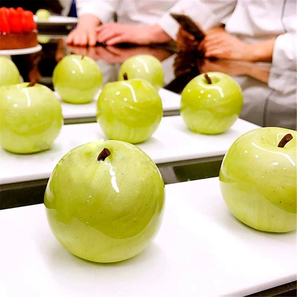 Molde de Silicón 6 Manzanas Grandes en 3D - Imagen 4