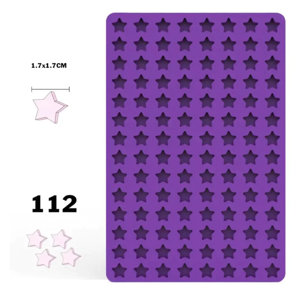 Molde de Silicón Mini Estrellas Gomitas - Imagen 4