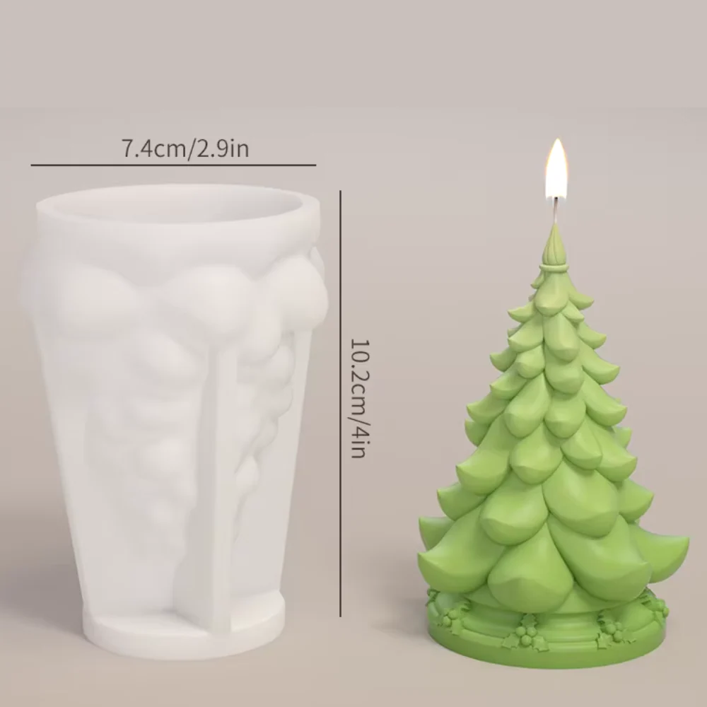 Molde Pino Navideño Picos Curvi - Imagen 2