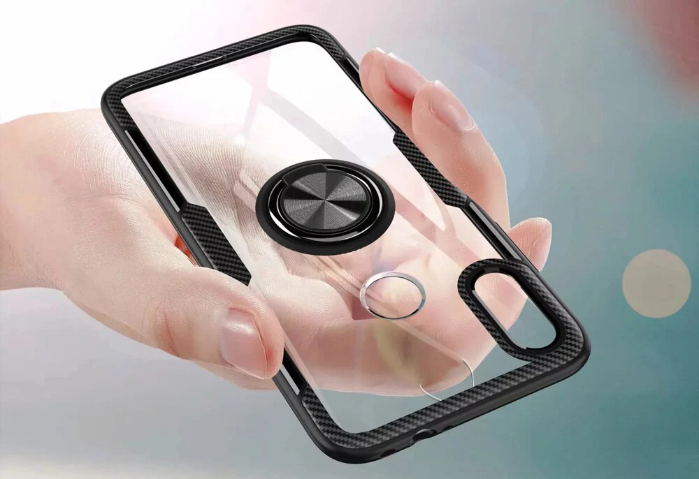 Funda Transparente Anillo Para Samsung M20 - Imagen 3