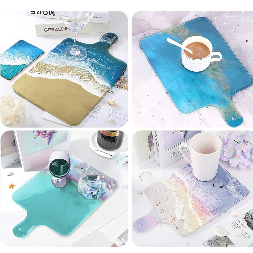 Molde de Silicón para Tabla de Corte Cuadradas para Resina - Imagen 3